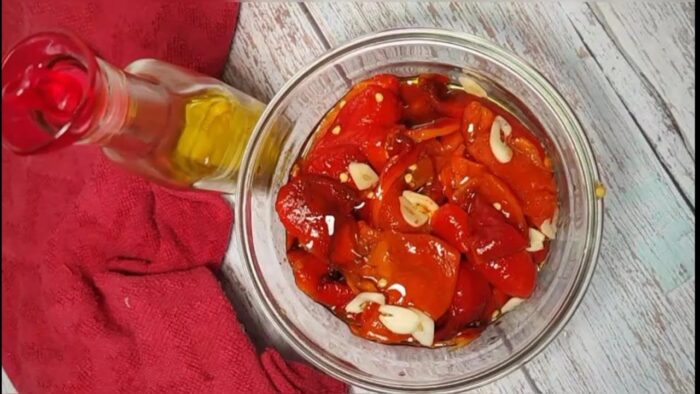 PIMIENTOS ASADOS EN FREIDORA DE AIRE