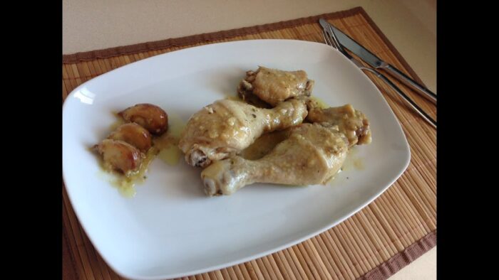 POLLO AL AJILLO CON THERMOMIX
