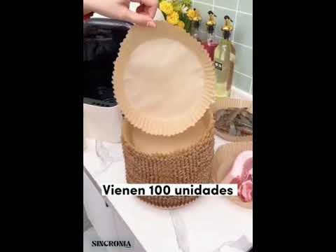 Papel pergamino para freidora de aire