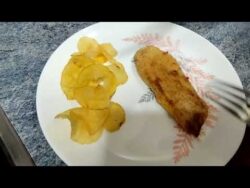 Pollo empanado en freidora de aire avi