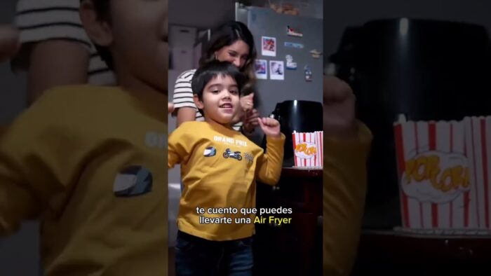 Prepara canchita en tu freidora de aire.