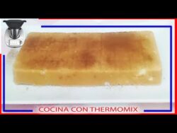 RECETA FACIL DE TURRON BLANDO DE ALMENDRA EN CASA  CON THERMOMIX