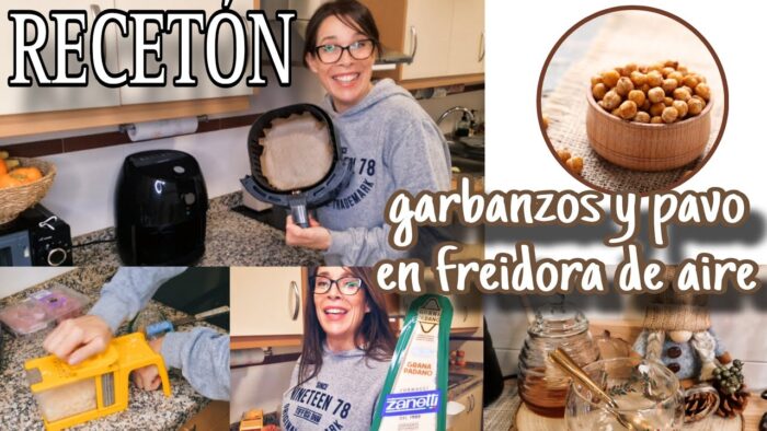 RECETÓN‼️DE GARBANZOS EN FREIDORA DE AIRE🍲#recetasfaciles#recetassaludables