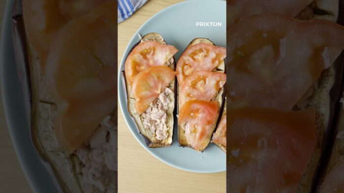 Receta de berenjenas rellenas con la freidora de aire Cook Organics 5L PRIXTON