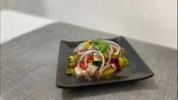Receta fácil 🐟 Ceviche de corvina, pescado, cocinando con Thermomix 💚 cookidoo / ingles