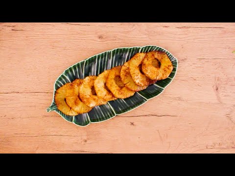 Receta – piñas asadas con canela en freidora de aire Cosori