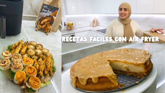 Recetas fáciles con Cosori Turbo Blaze freidora de aire/ menú fin de año