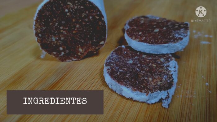 SALCHICHÓN DE CHOCOLATE CON THERMOMIX// 👏👏🎄🎄