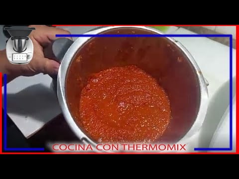 SALSA DE TOMATE PARA CONSERVAR –  RECETA EN THERMOMIX