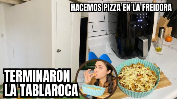 SNACK RÁPIDO EN FREIDORA DE AIRE RAMJOY ✅ TERMINARON DE PONER LA TABLAROCA 💯 SE VE MEJOR ✨