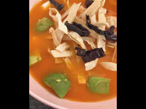 Sopa de tortilla con Thermomix