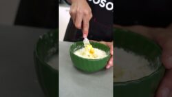 Suflé de queso en freidora de aire Cosori – receta escrita en la descripción