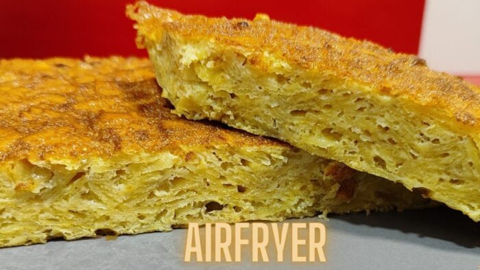 TORTILLA DE PATATAS EN FREIDORA DE AIRE