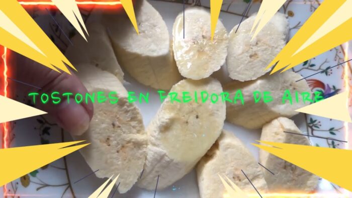 TOSTONES EN FREIDORA DE AIRE