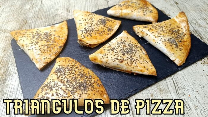 TRIÁNGULOS DE PIZZA EN AIR FRYER | Freidora de aire