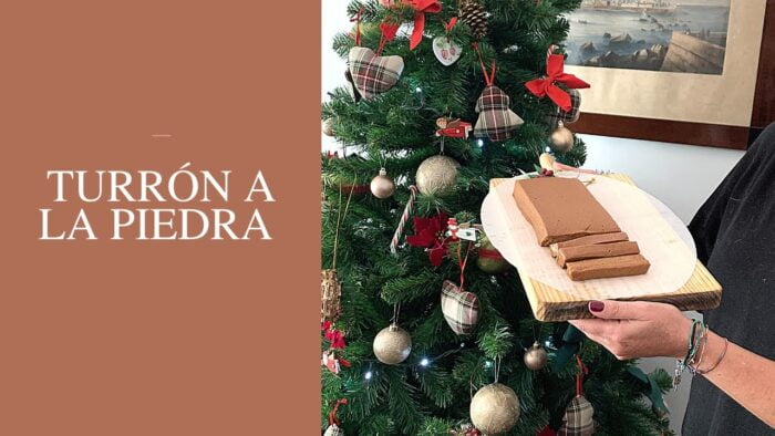 TURRÓN A LA PIEDRA HECHO CON THERMOMIX