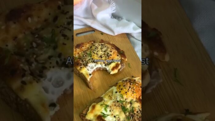 Tostadas en airfryer ✨| Recetas fáciles & saludables en freidora de aire | en solo 15 MIN