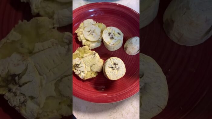 Tostones hechos en la freidora de aire