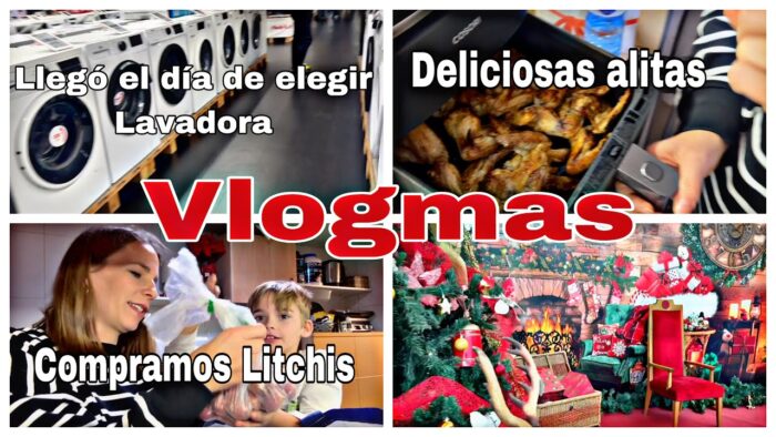 VLOGMAS 13⭐️Freidora de aire (COSORI TURBO BLAZE)BÚSQUEDA DE  NUEVA LAVADORA🛒COMPRA FIN DE SEMANA