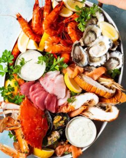 What we put on our seafood platter