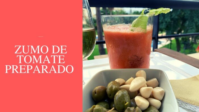 ZUMO DE TOMATE PREPARADO, HECHO CON THERMOMIX