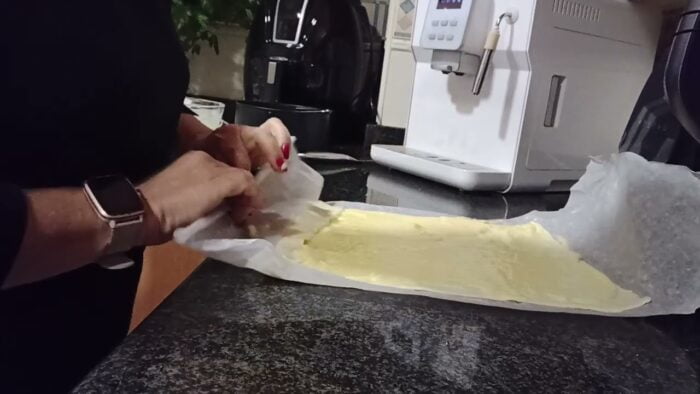 caracolas de hojaldre y crema pastelera en freidora de aire Princess