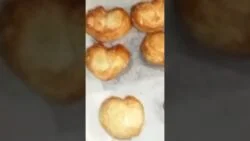 como hacer palmeritas de hojaldre en freidora de aire  #airfryer #youtubeshorts #freidoradeaire