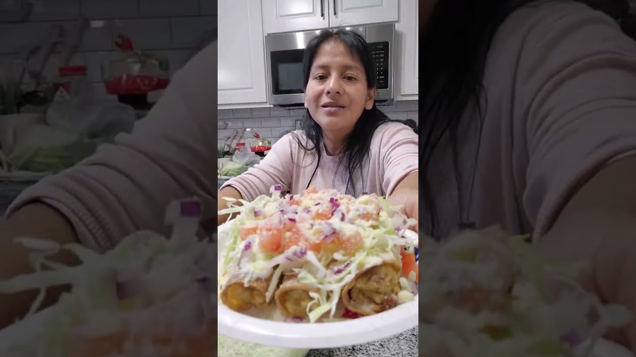 flautas de papa con pollo en freidora de aire recetástico