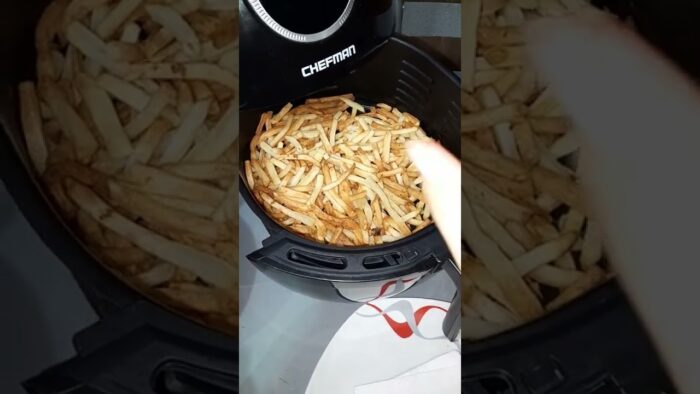 papas ala francesa con freidora de aire 😋 😋