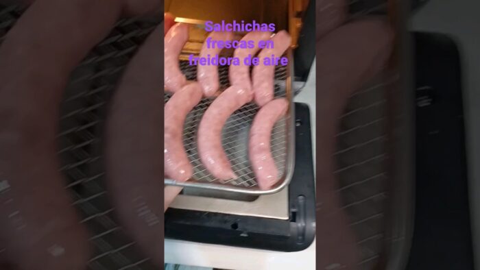 salchichas frescas / freidora de aire