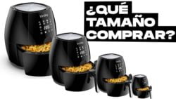 🍗 ¿Qué TAMAÑO de FREIDORA de AIRE Comprar?  🍟