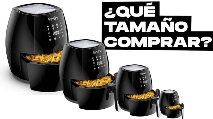 🍗 ¿Qué TAMAÑO de FREIDORA de AIRE Comprar?  🍟