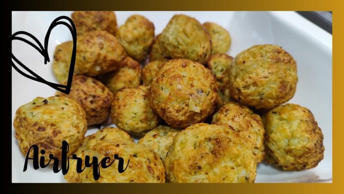 ALBÓNDIGAS EN FREIDORA DE AIRE|| ALBÓNDIGAS DE COLIFLOR #recetavegana #cosori #airfryer