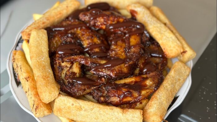 Alitas BBQ en freidora de aire Rápido y sencillo