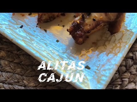 Alitas cajún en freidora de aire