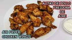 Alitas de pollo en freidora de aire ( Air fryer ) con un sabor que te encantara.