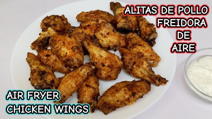Alitas de Pollo en Freidora de Aire – Air Fryer Chicken Wings – [Eng Sub] [Recipe # 79]