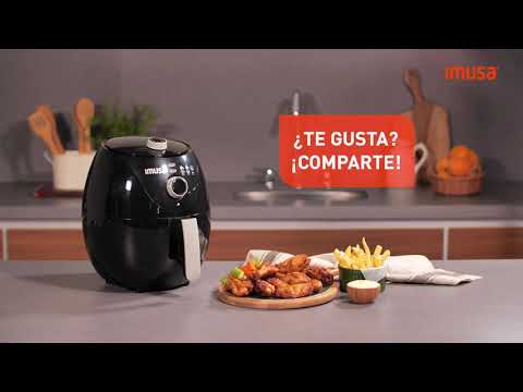 Antójate de preparar unas alitas de pollo con la freidora de aire Air Fryer Esencial IMUSA
