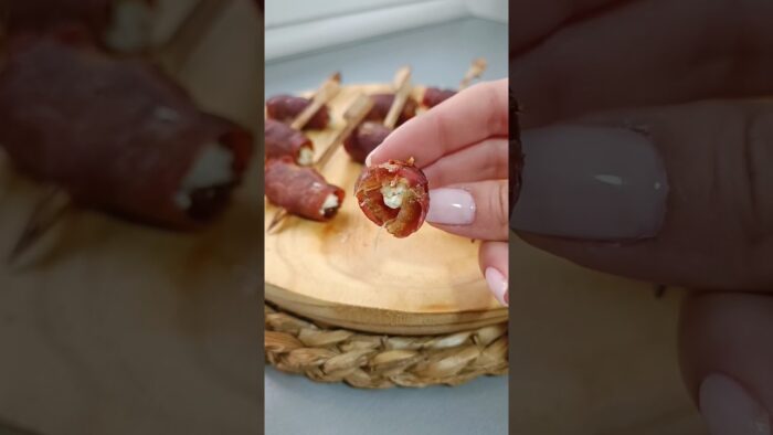 Aperitivo fácil en freidora de aire #aperitivos #recetas #queso #freidoradeaire #short #jamon #short