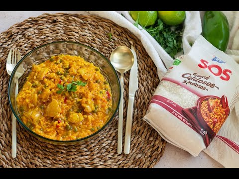 Arroz amarillo con pollo en Thermomix