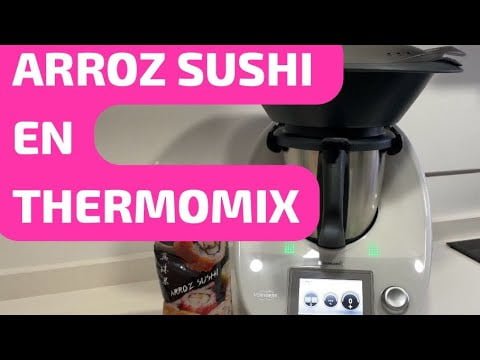 Arroz de sushi en Thermomix, incluido el aliño!!!, receta paso a paso.