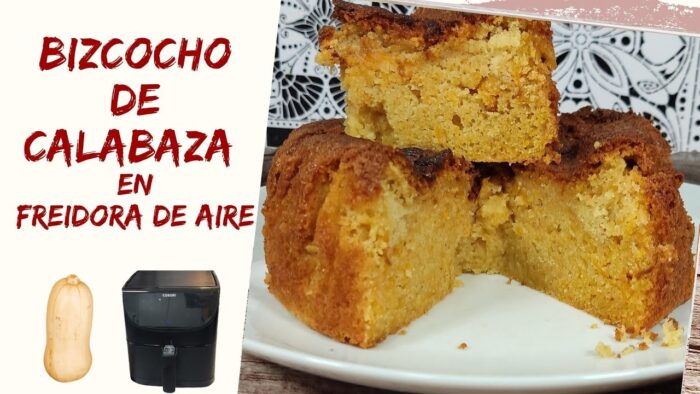 🎃 BIZCOCHO DE CALABAZA en FREIDORA DE AIRE