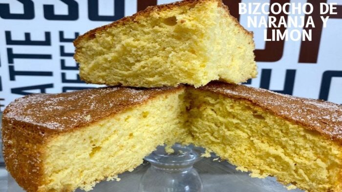 BIZCOCHO DE NARANJA 🍊Y LIMÓN 🍋 con Freidora de Aire!! 🤤🤤