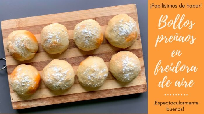 BOLLOS PREÑAOS o CHORIPANES en FREIDORA DE AIRE🔥 Receta MUY FÁCIL😉