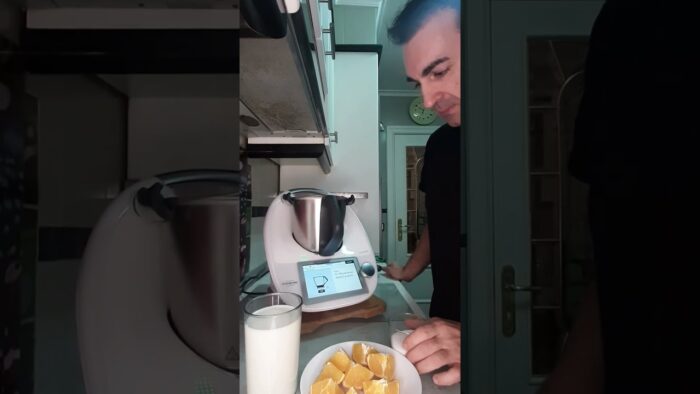 Bebida láctea con Thermomix