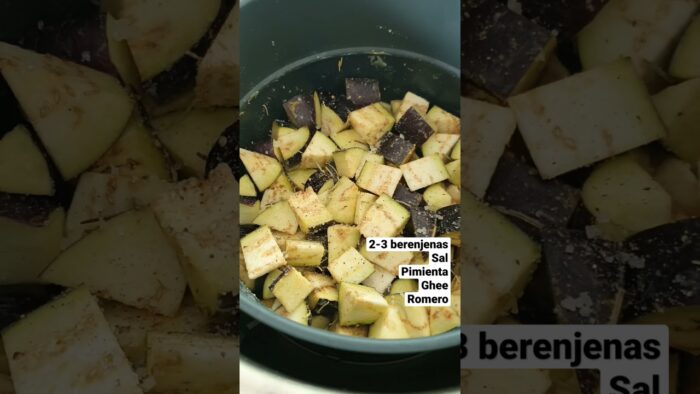 Berenjena 🍆 en freidora de aire con la Instant Pot Duo Crisp + Air Fryer