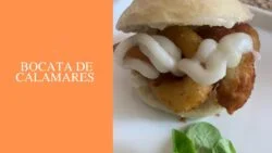 Bocata de calamares y alioli con Thermomix