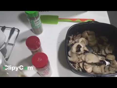 Boletus en freidora de aire un manjar