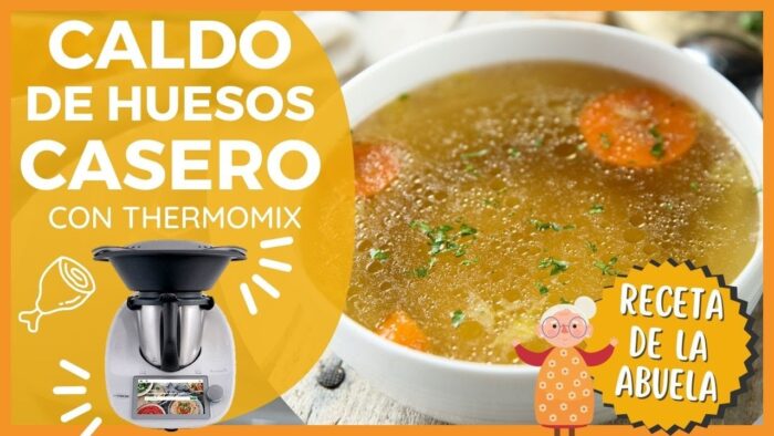 CALDO de HUESOS ​🍖​​ con THERMOMIX ✅ | El CALDO CASERO 🍲​ de la ABUELA 👵​ ahora ASÍ de FÁCIL 🤩​