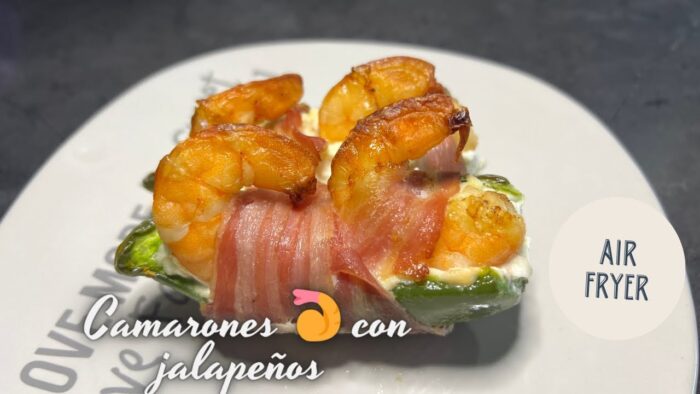 CAMARONES JALAPEÑOS POPPERS FREIDORA DE AIRE #airfryer